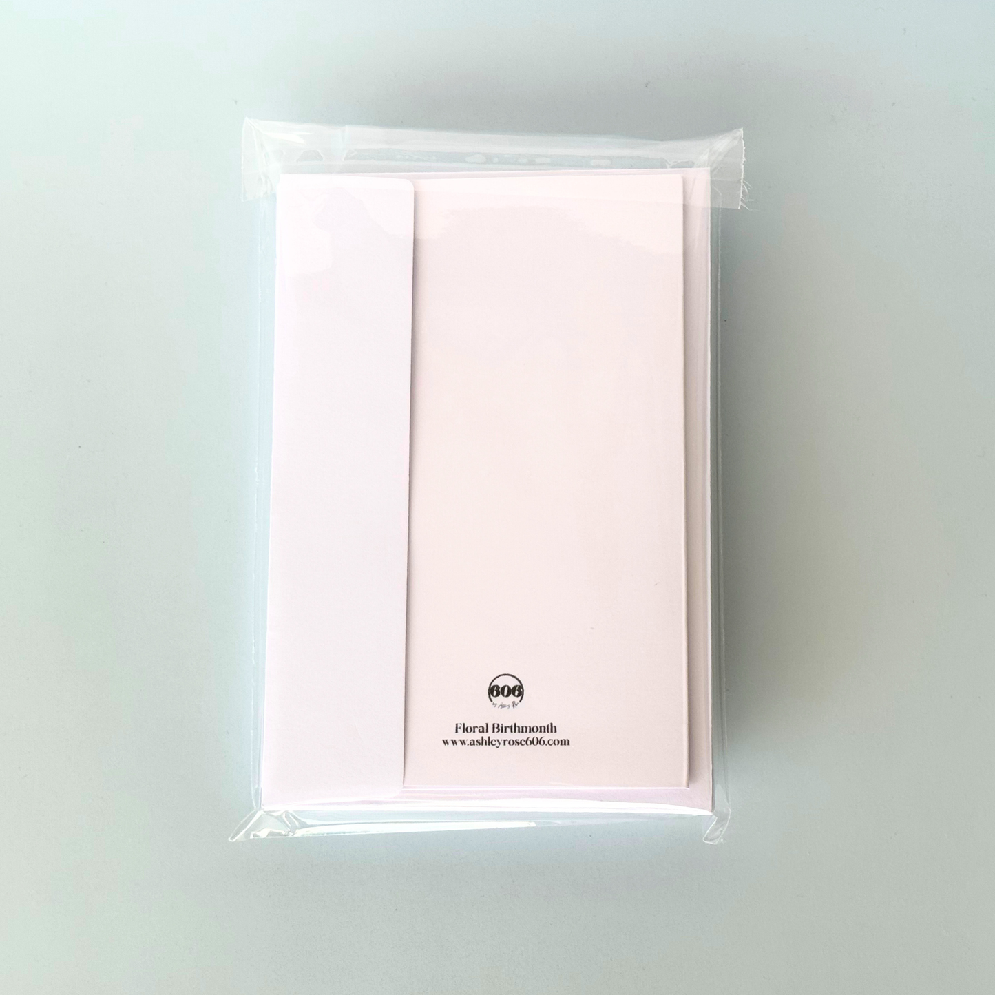 Floral Birthmonths 4x6 Greeting Card Set of 12 Cards with Envelopes