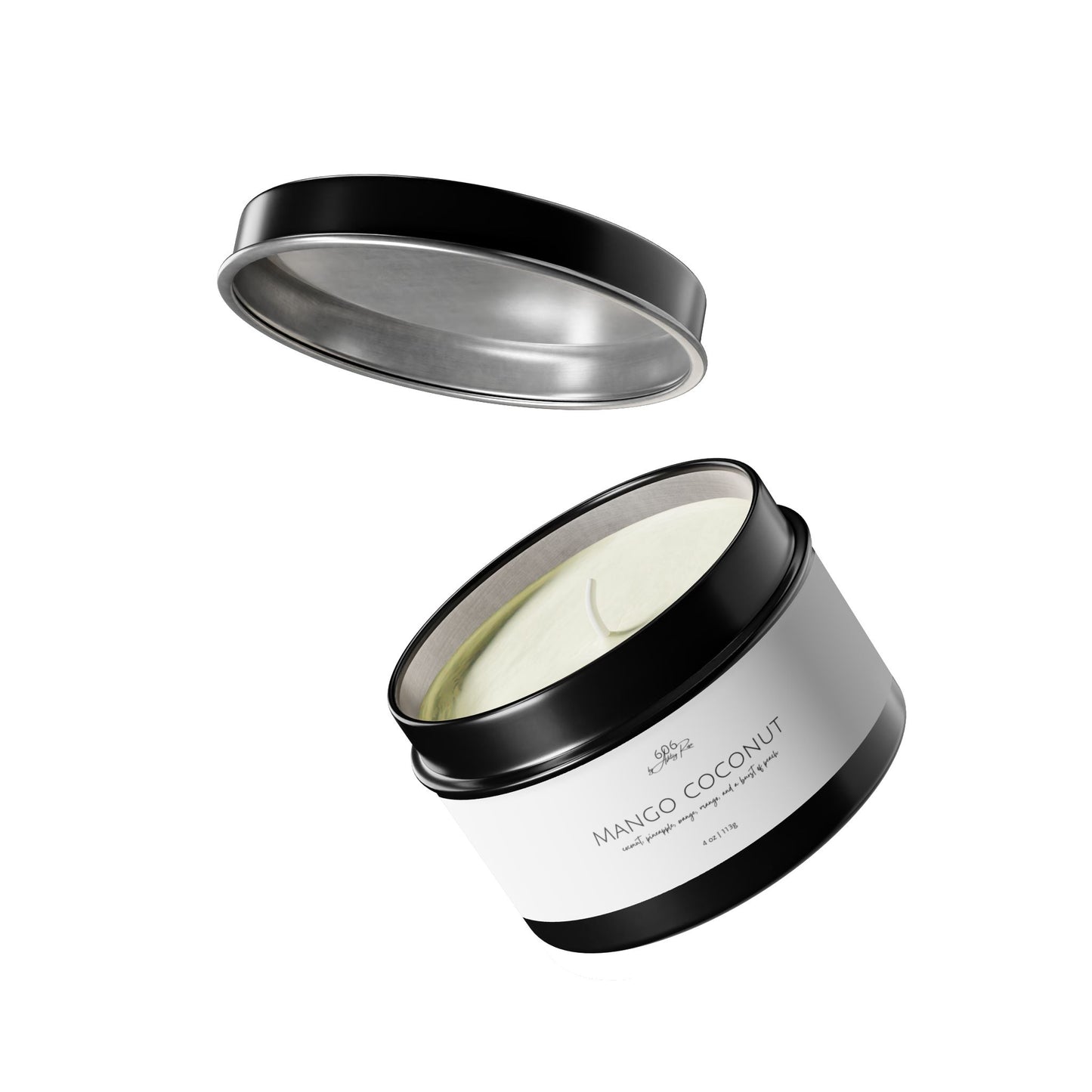 Mango Coconut Tin Candle