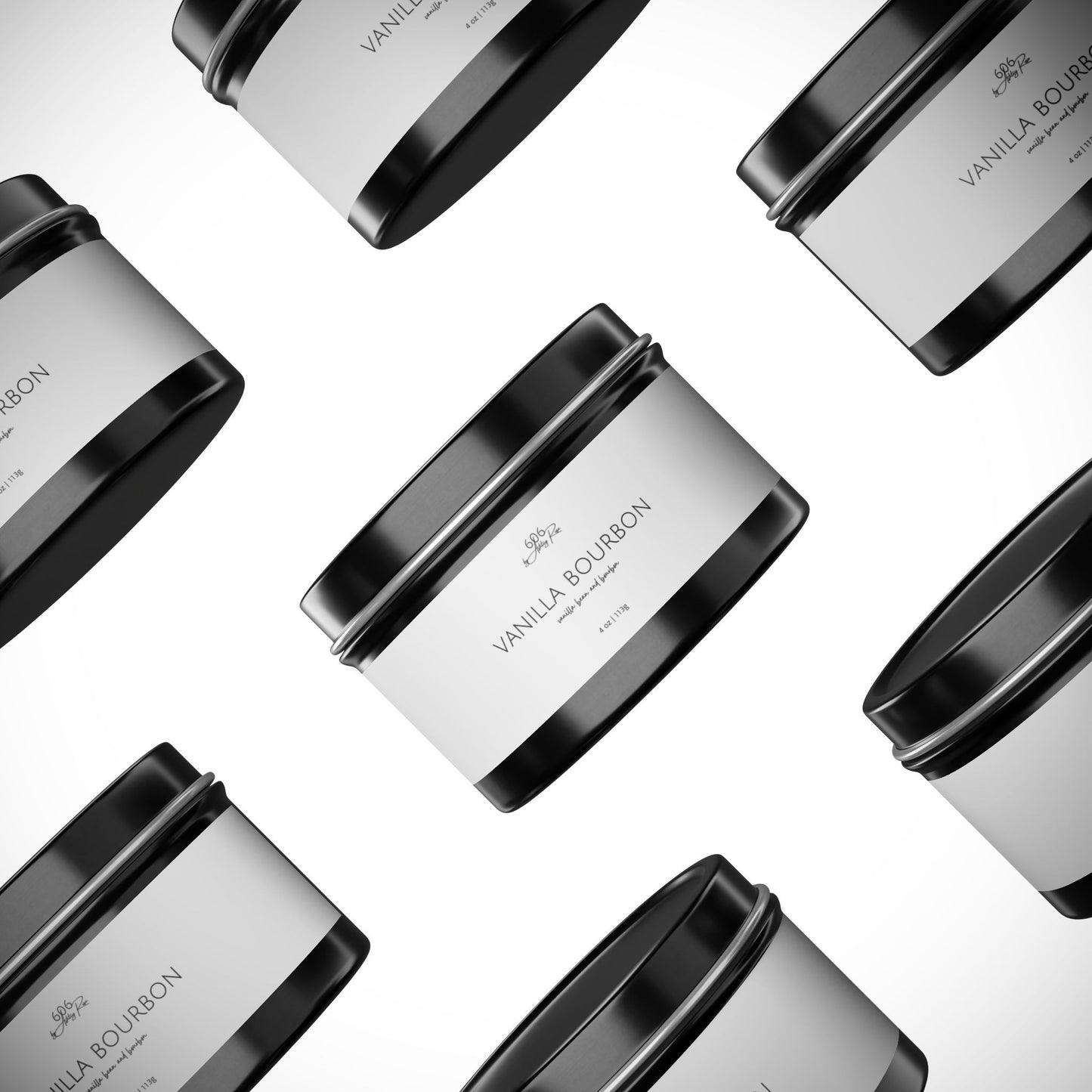 Vanilla Bourbon Tin Candle