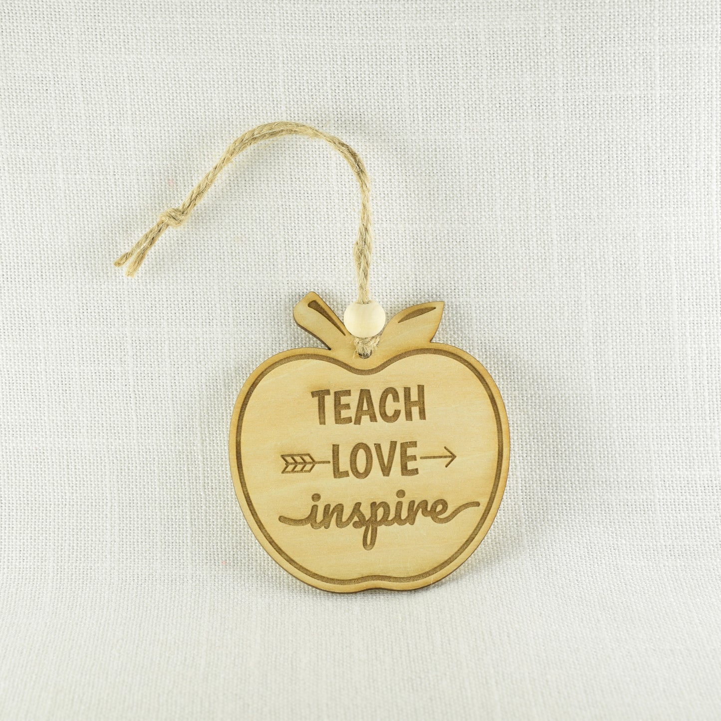 Engraved Teacher Apple Ornaments | Gift Tags