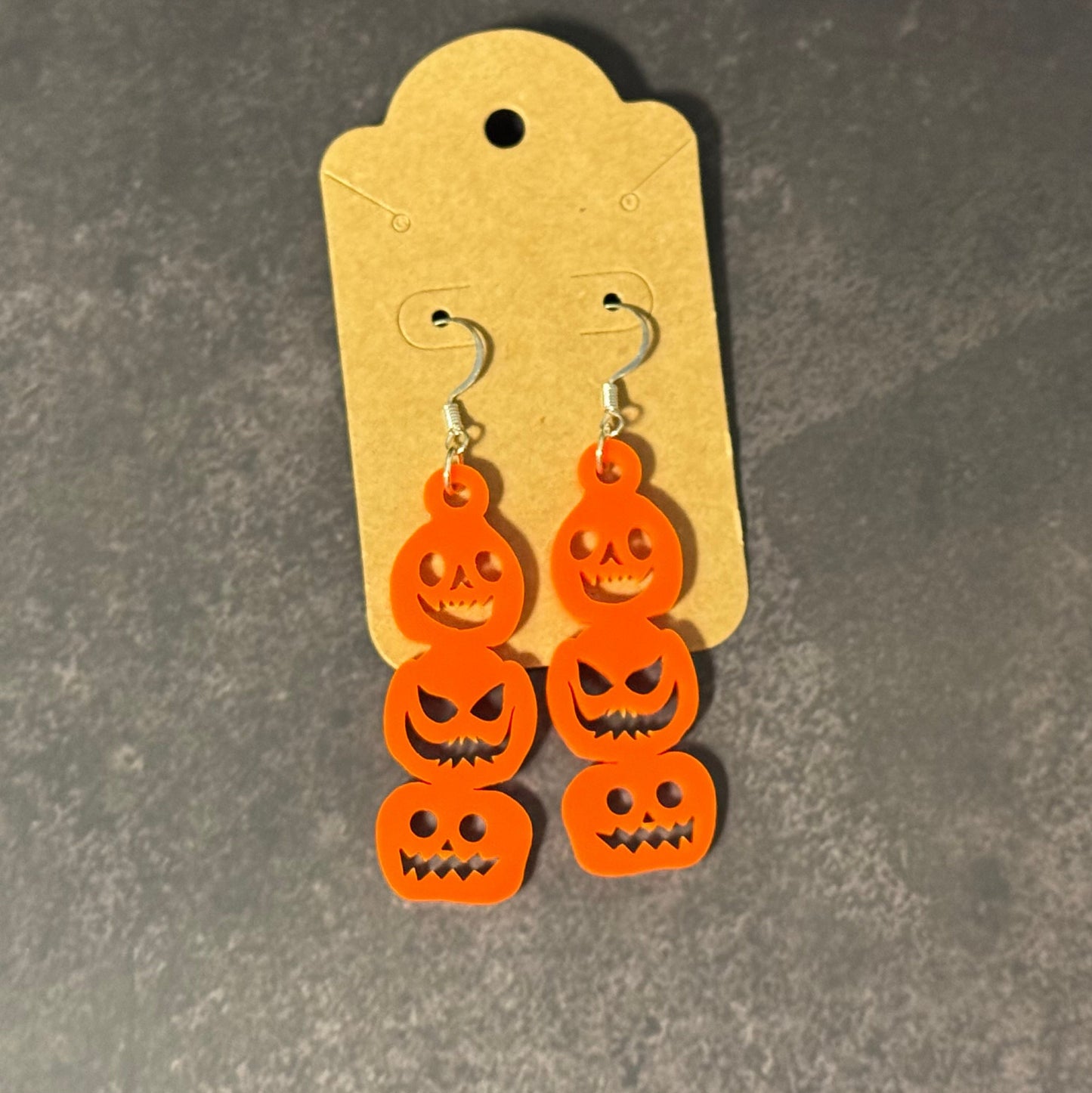 Spooky Pumpkin Earrings