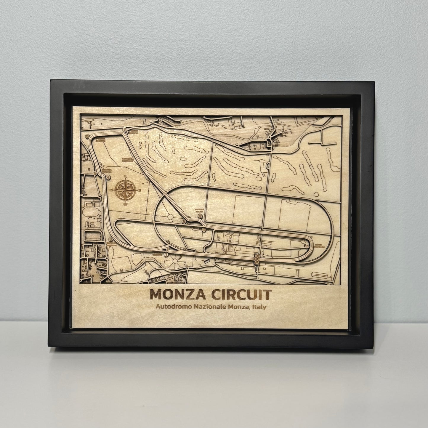 Tail Of The Dragon Topographic Framed Map Art