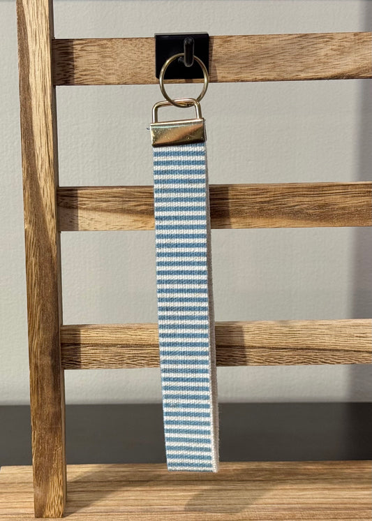 Canvas Lanyard Wristlet Key Fob