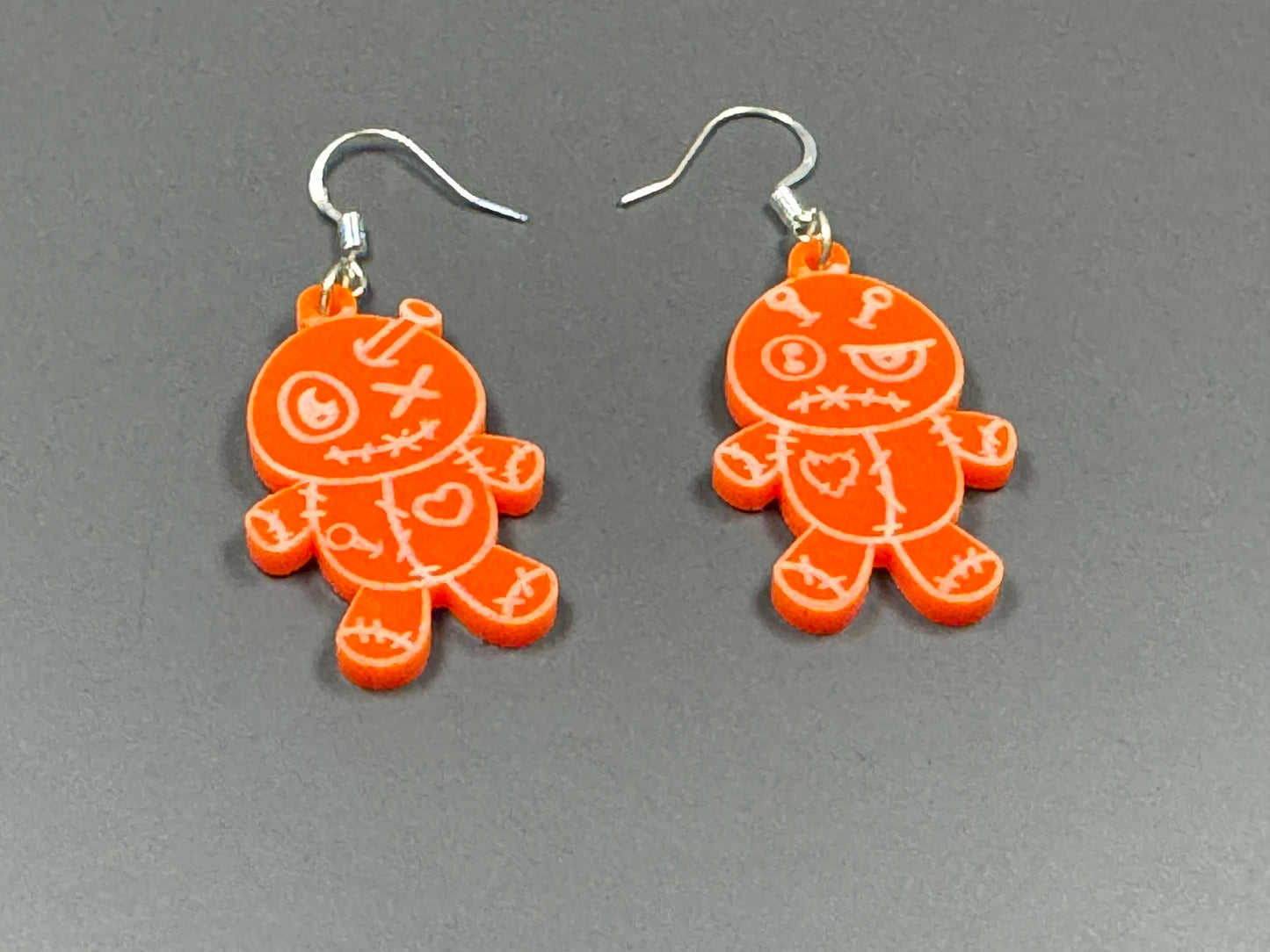 Handmade Voodoo Doll Earrings