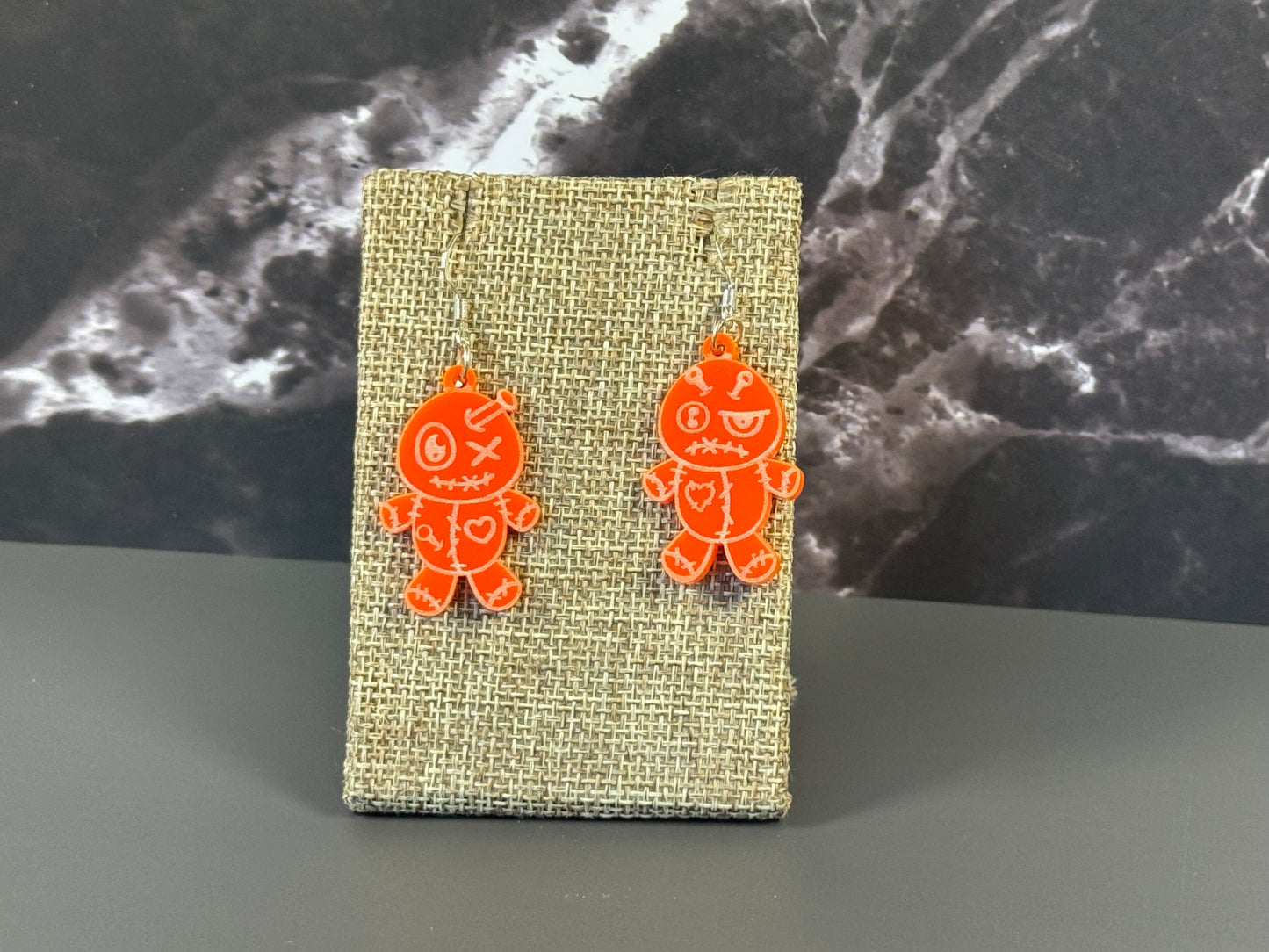 Handmade Voodoo Doll Earrings