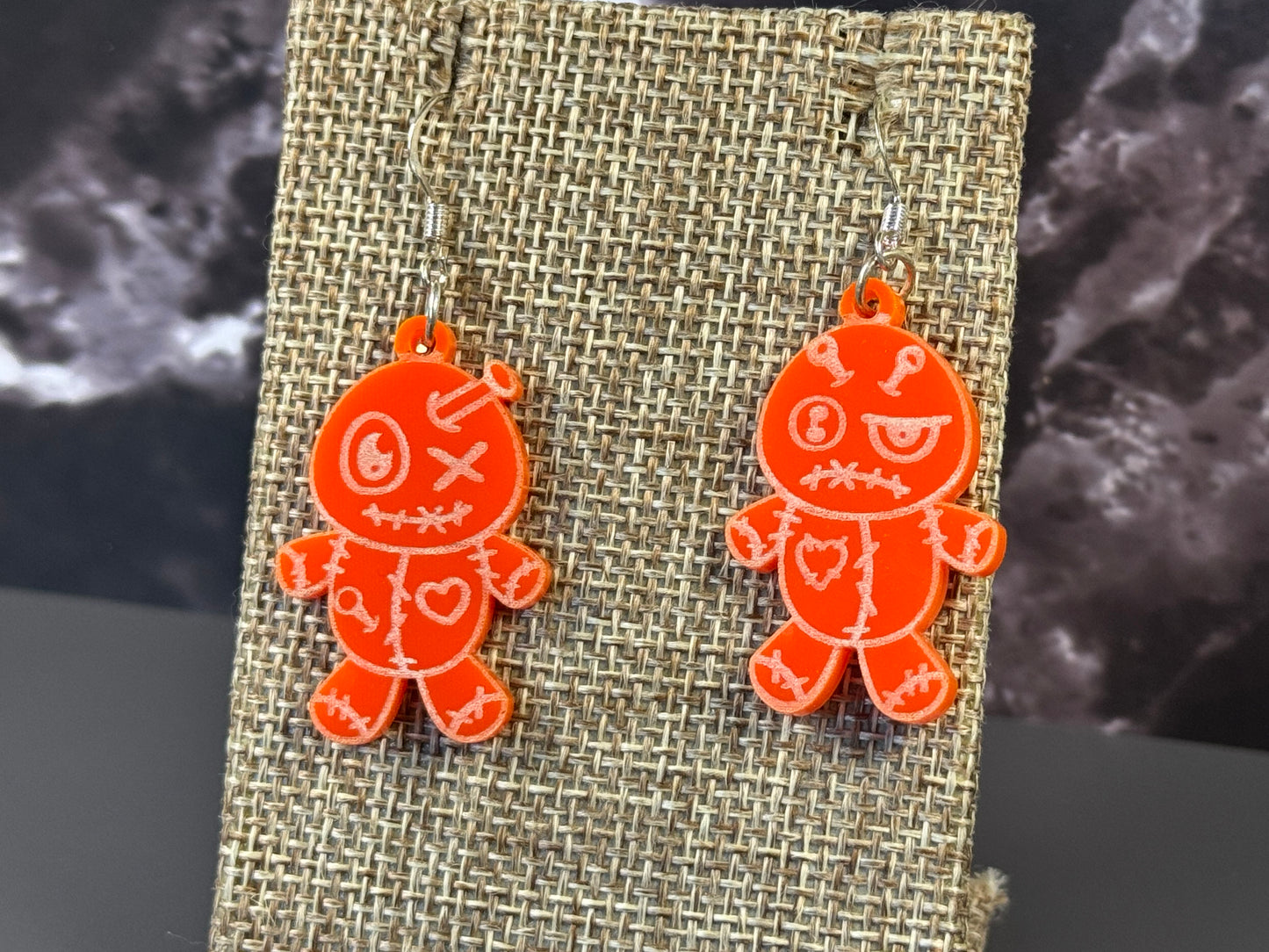 Handmade Voodoo Doll Earrings