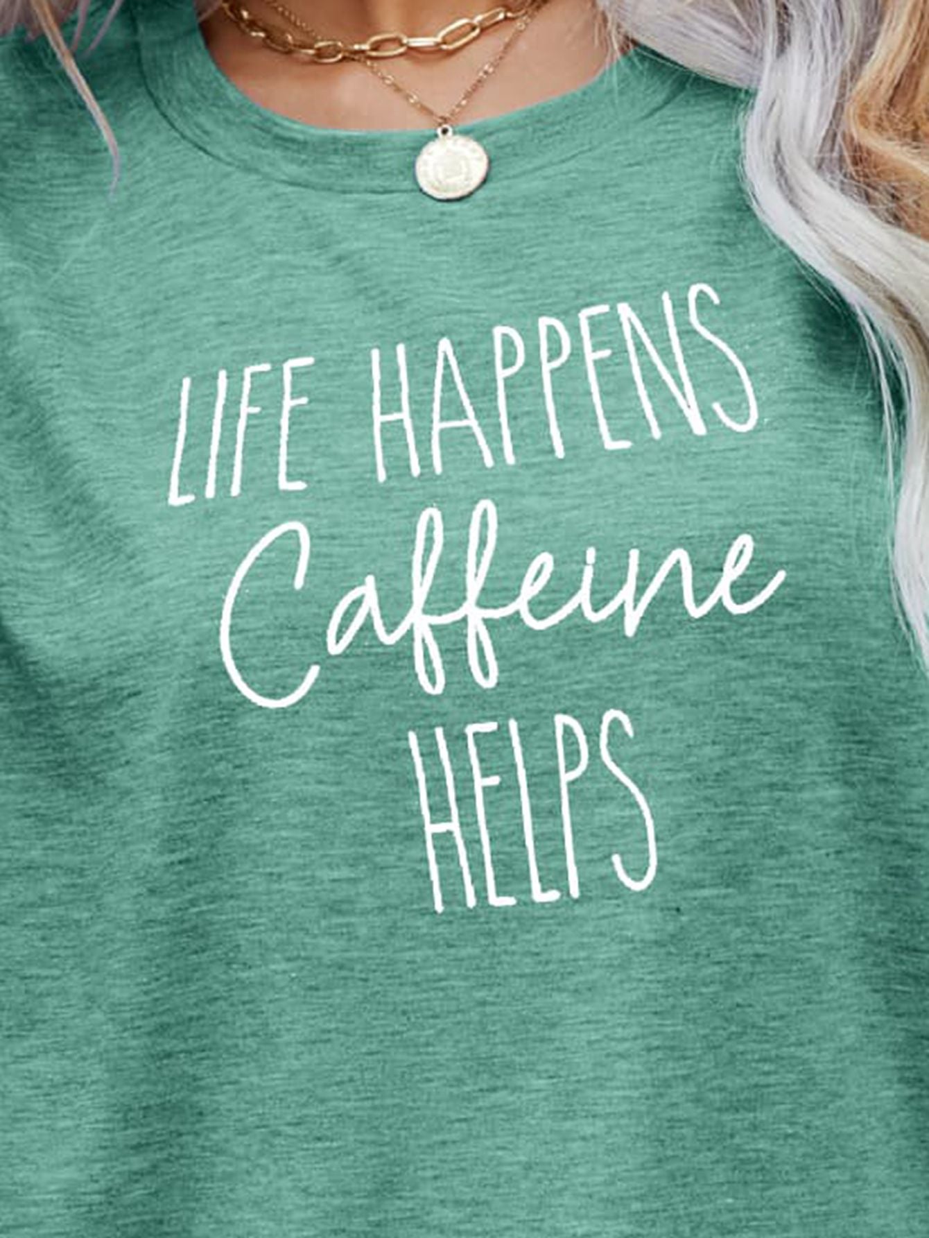 Caffeine Helps Graphic Tee