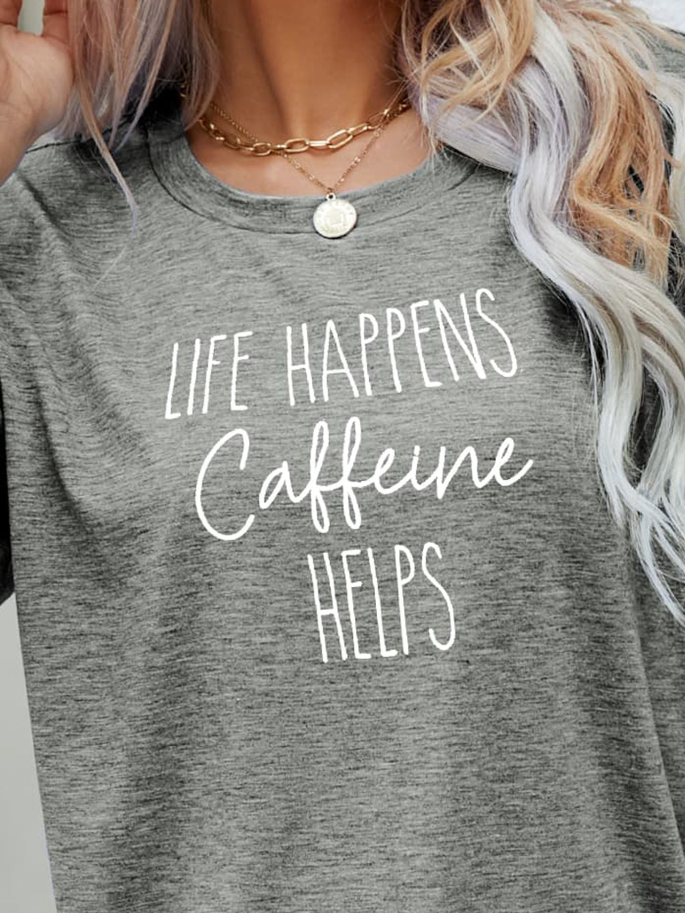 Caffeine Helps Graphic Tee