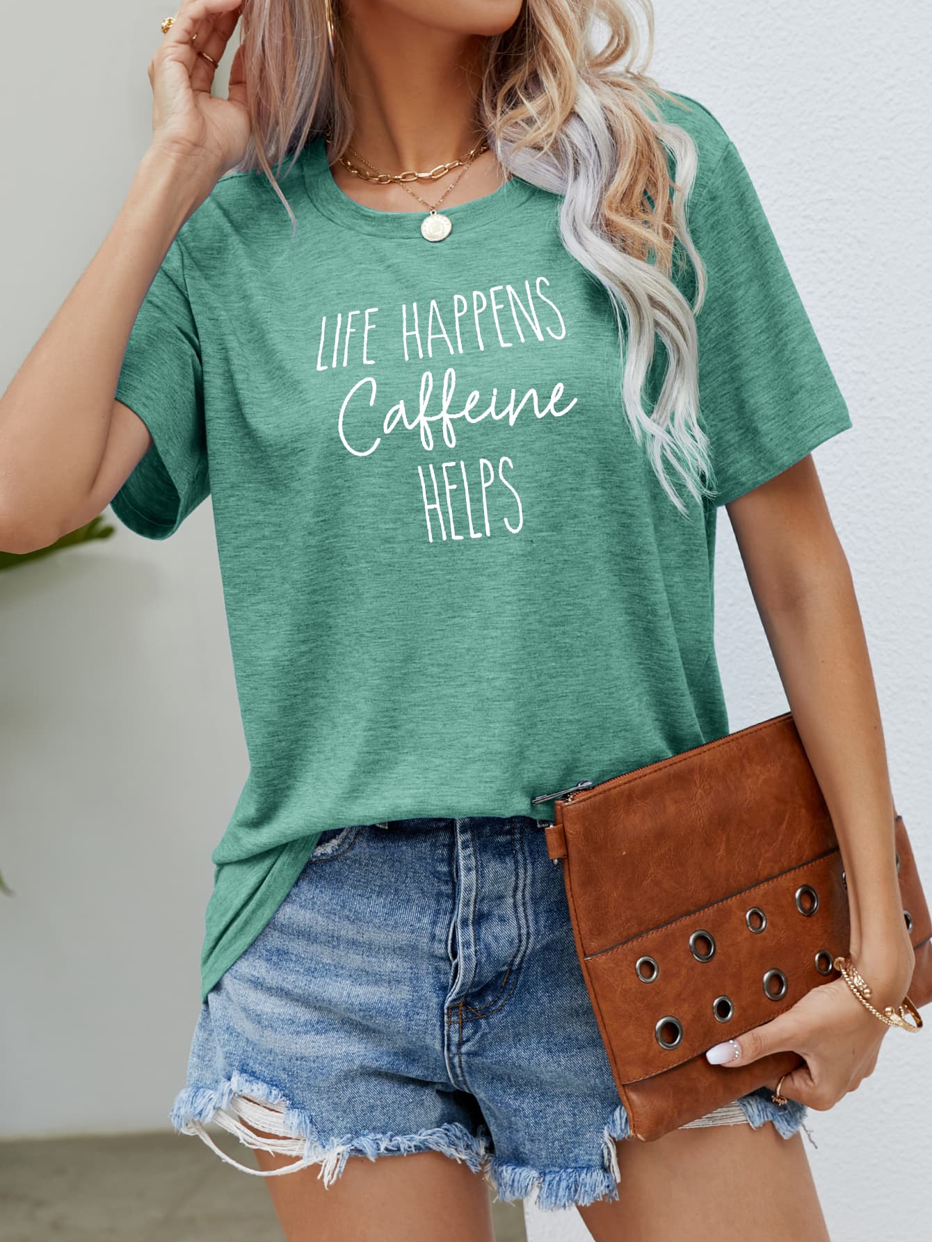 Caffeine Helps Graphic Tee