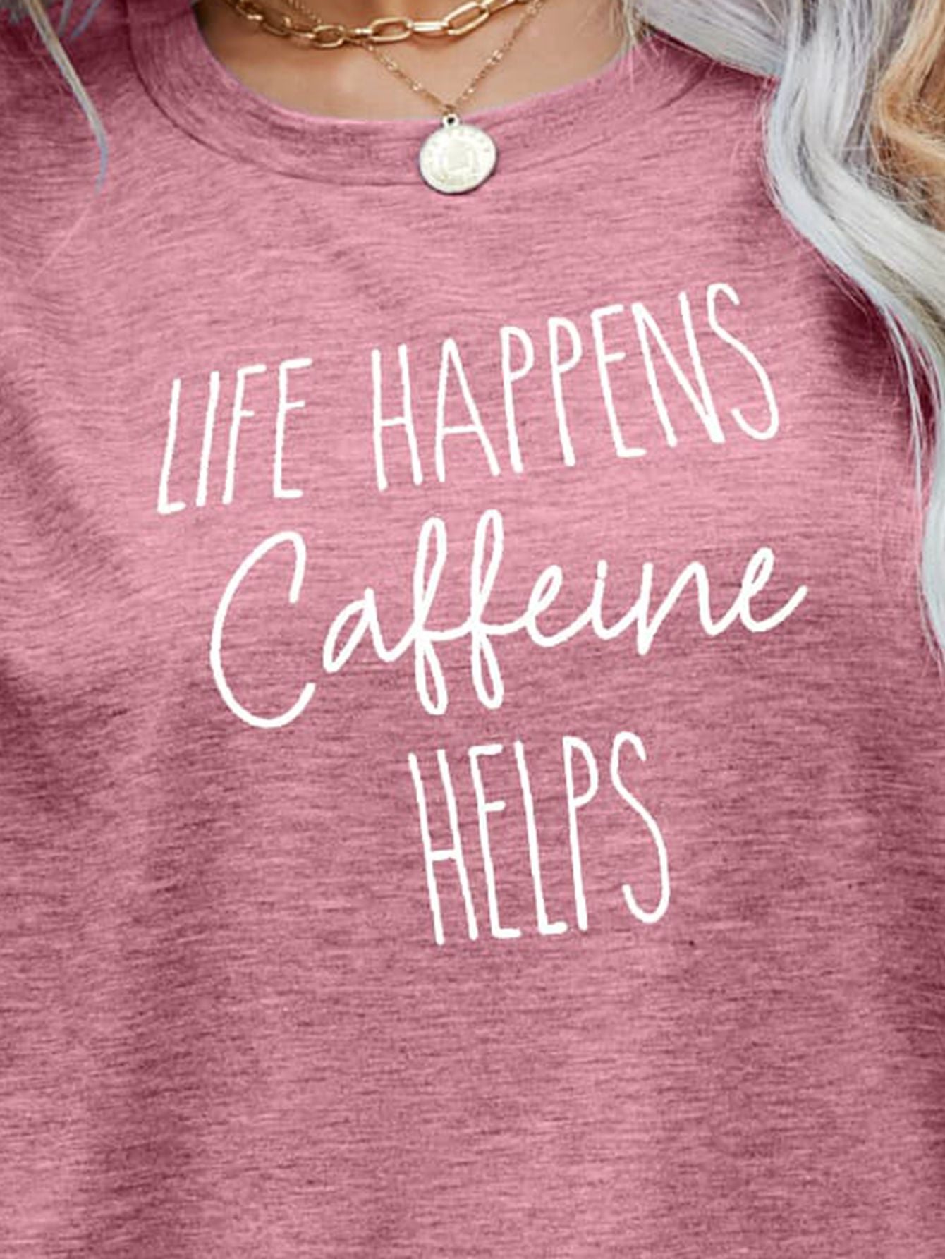 Caffeine Helps Graphic Tee