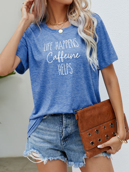 Caffeine Helps Graphic Tee
