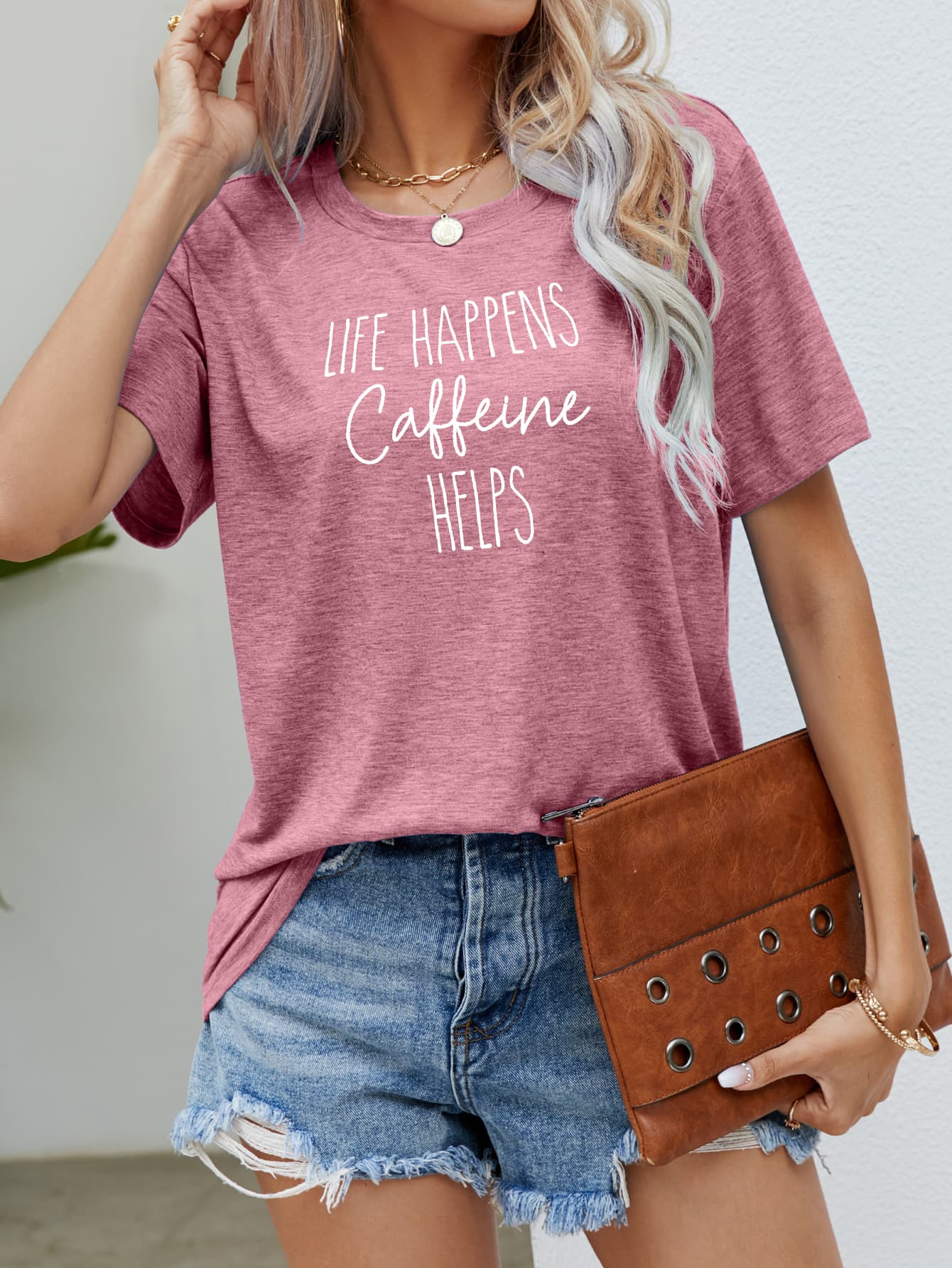 Caffeine Helps Graphic Tee