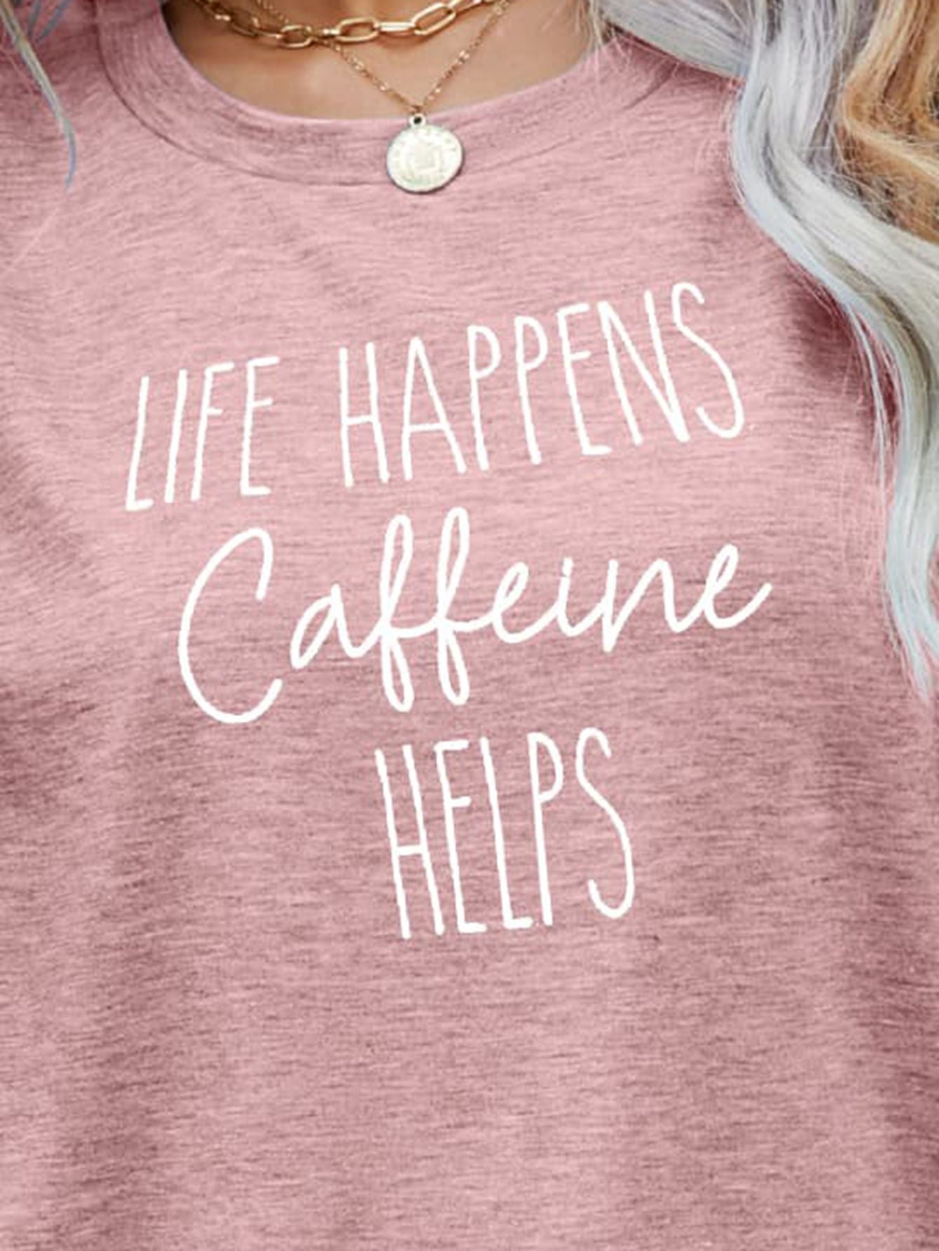Caffeine Helps Graphic Tee