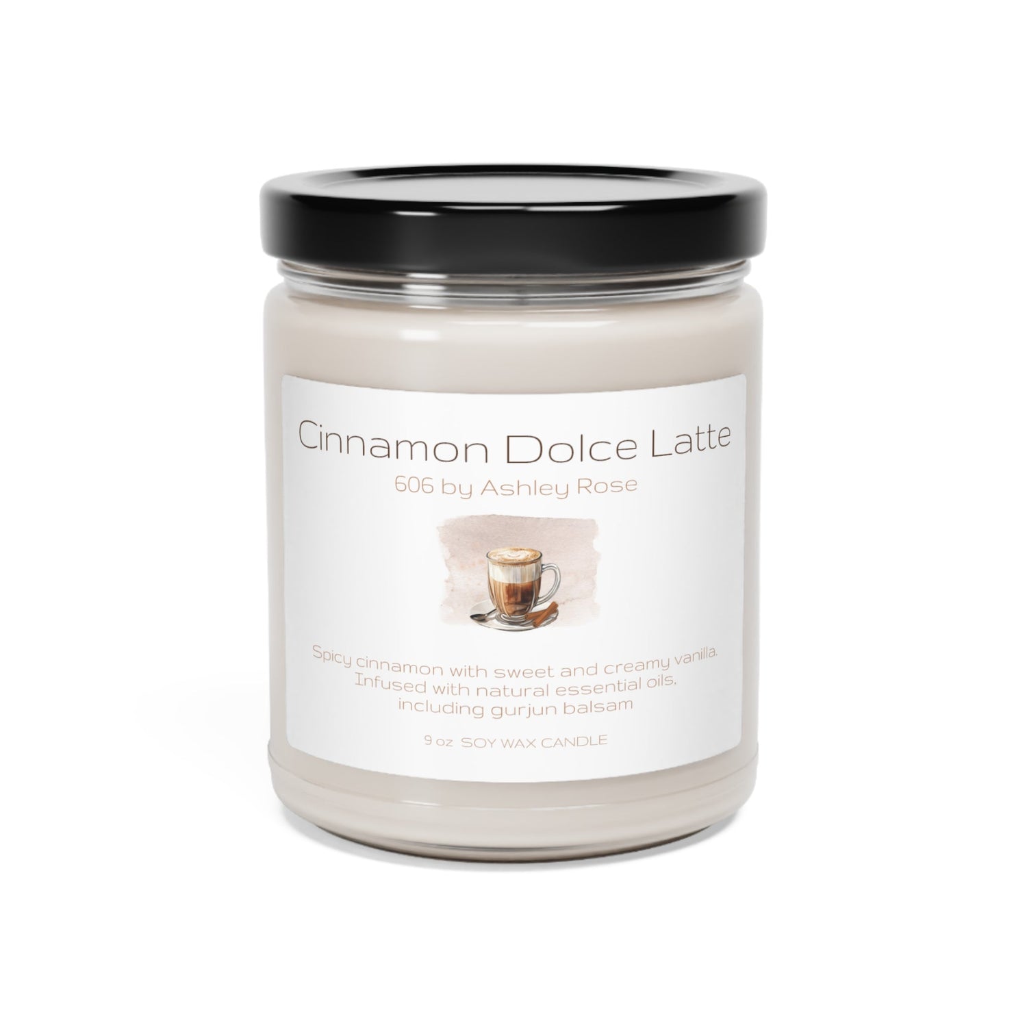 Cinnamon Dolce Latte Soy Wax Candle