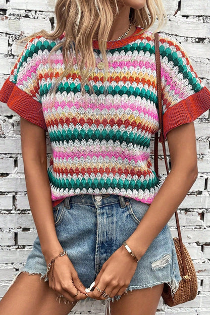 Retro Striped Sweater