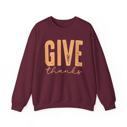 Give Thanks Crewneck Sweatshirt