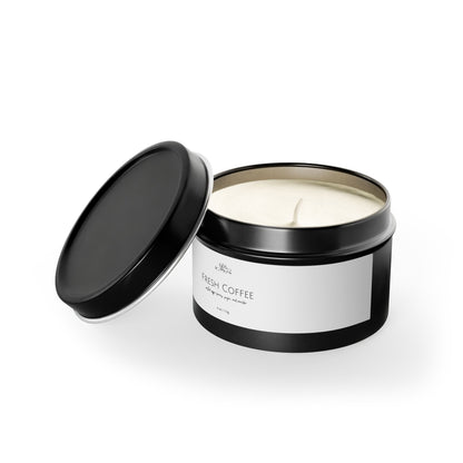 Fresh Coffee Tin Candle