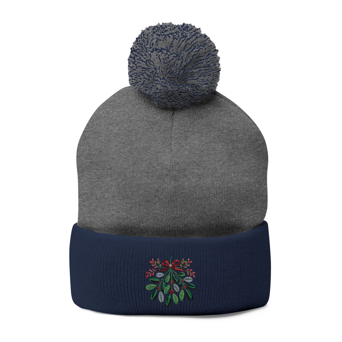 Mistletoe Pom Knit Cap