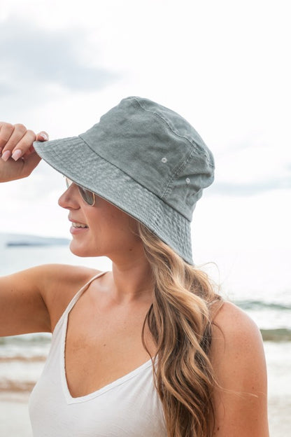 Distressed Bucket Hat