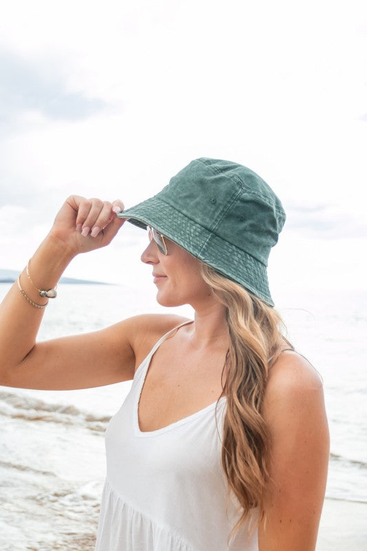 Distressed Bucket Hat