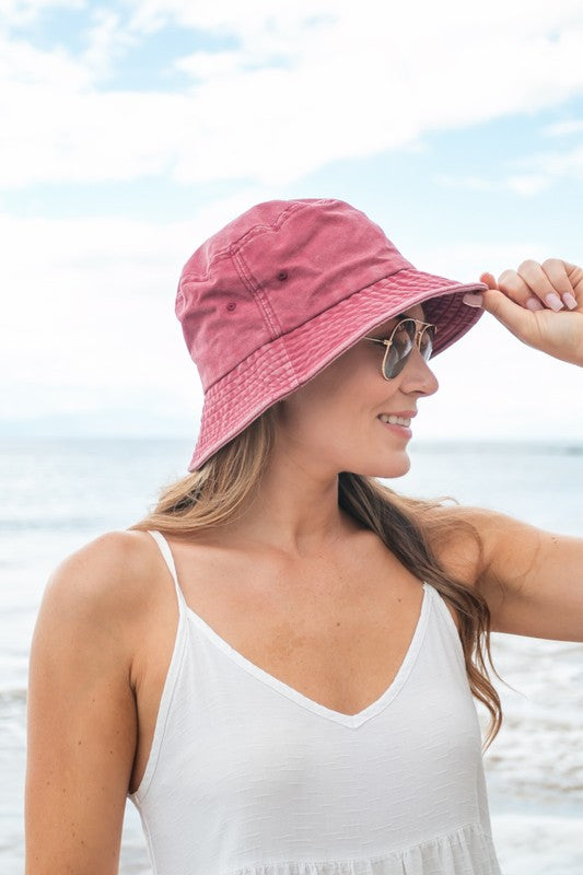 Distressed Bucket Hat