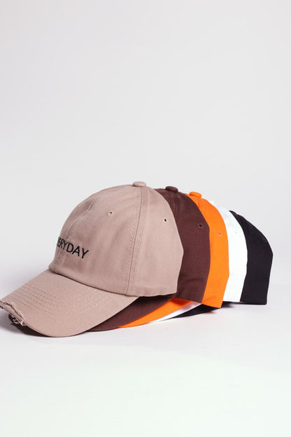 DISTRESSED EVERYDAY SNAPBACK CAP