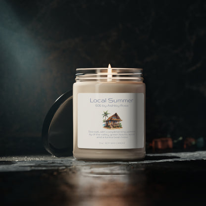 Local Summer Scented Soy Candle, 9oz