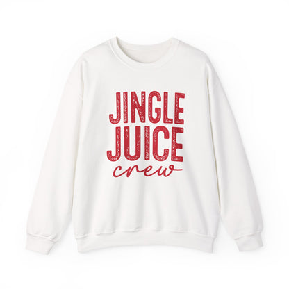 Jingle Juice Crew Crewneck Sweatshirt, unisex graphic apparel by 606