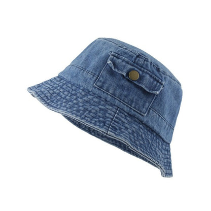 Pocket Denim Bucket Hat