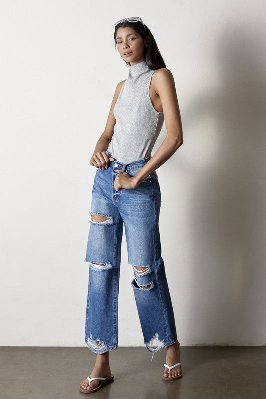 Straight Crop Jeans