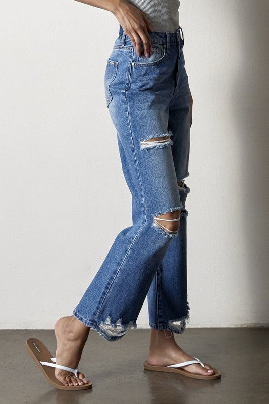 Straight Crop Jeans