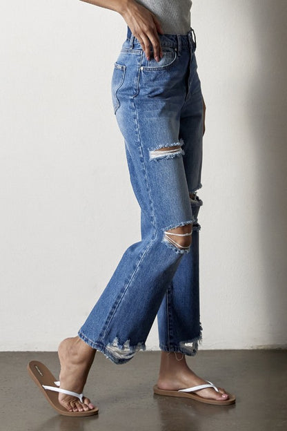 Straight Crop Jeans