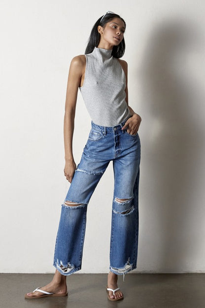 Straight Crop Jeans