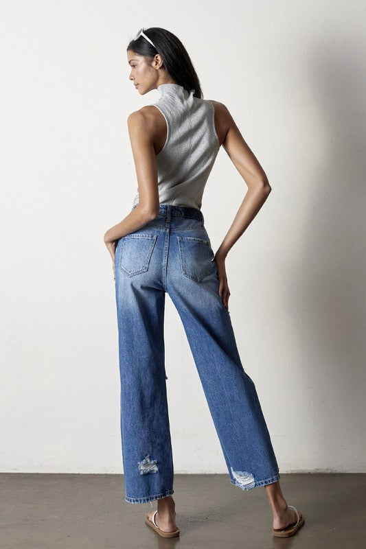 Straight Crop Jeans