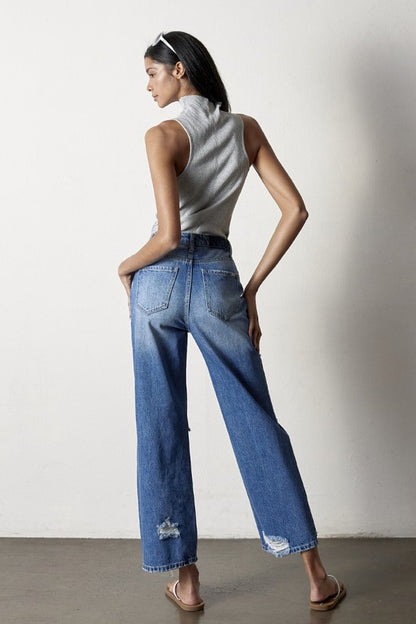 Straight Crop Jeans