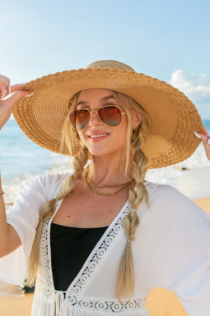 Scallop Edge Bow Sunhat