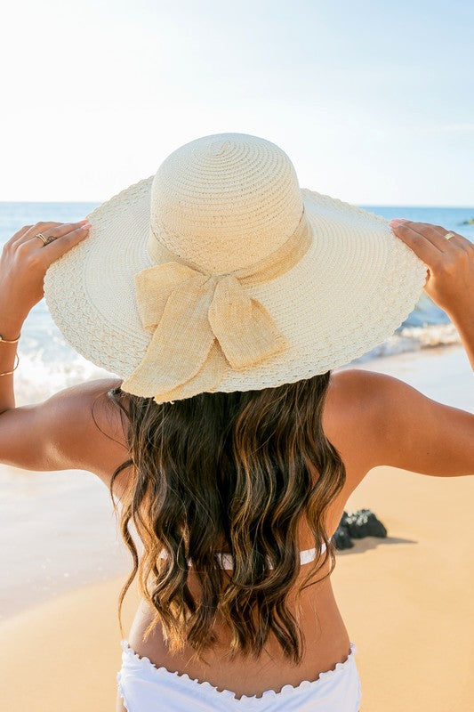 Scallop Edge Bow Sunhat