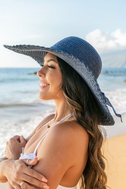 Scallop Edge Bow Sunhat