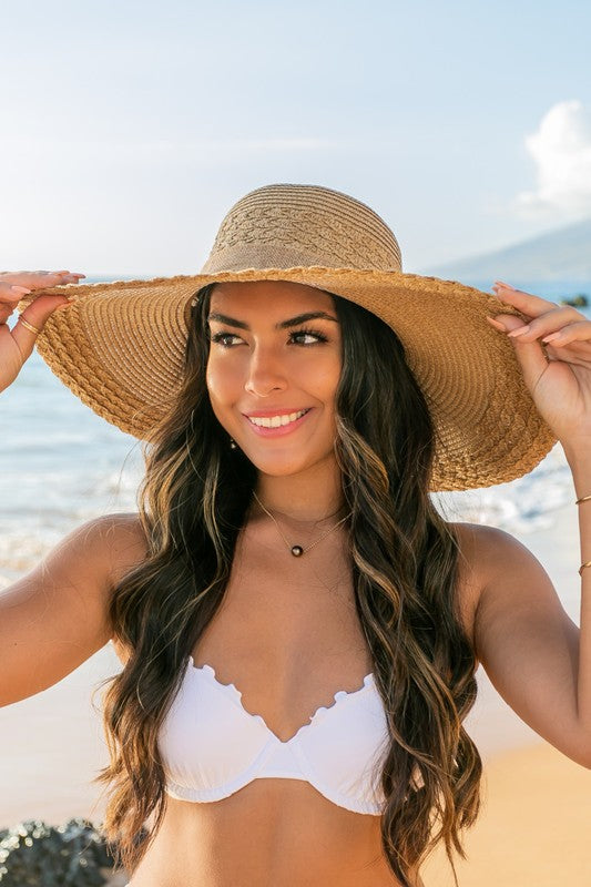 Scallop Edge Bow Sunhat