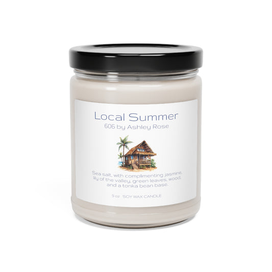 Local Summer Scented Soy Candle, 9oz