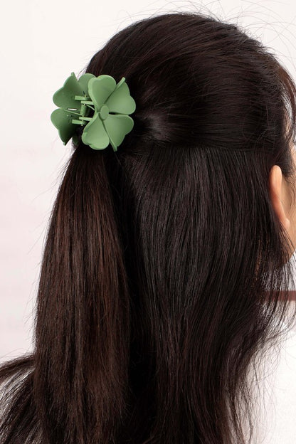 Matte Flower Hair Claw Clip