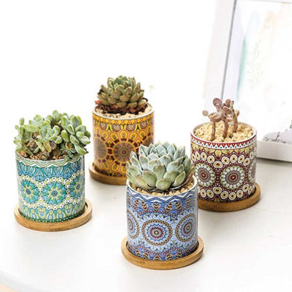 Mandala Planter Set