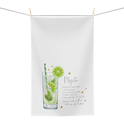 Mojito Recipe Soft Tea Towel