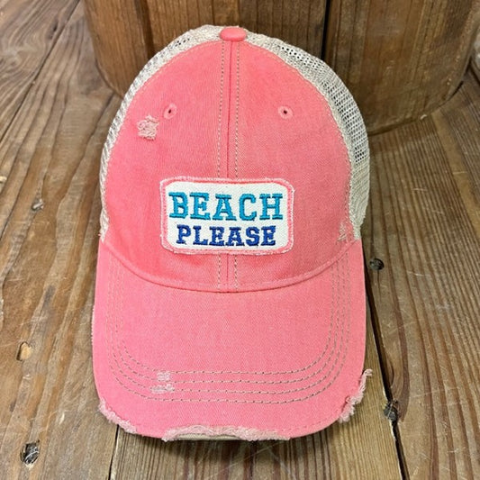 Beach Please Trucker Hat