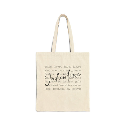 Valentine Canvas Tote