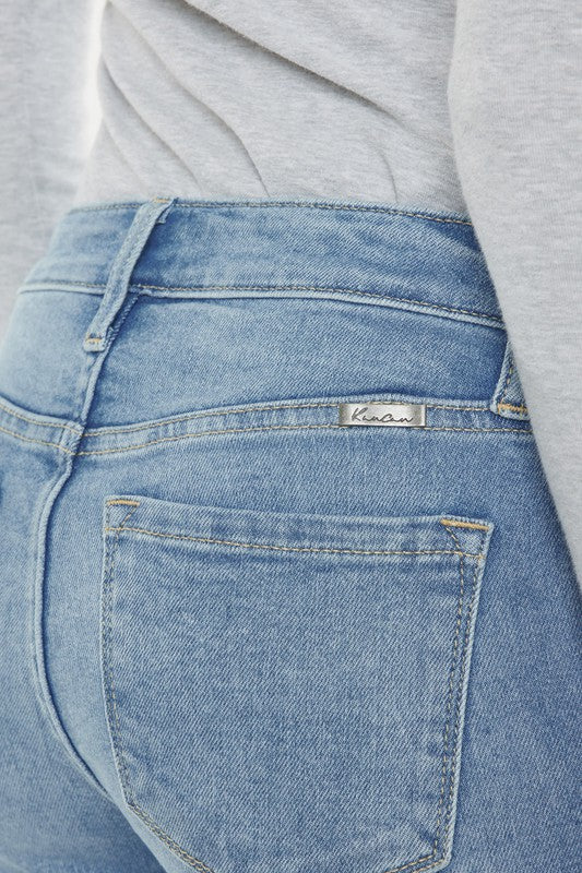 Mid Rise Capri Jeans