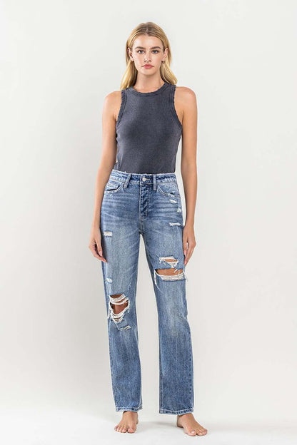 90'S Vintage Slim Straight Jean