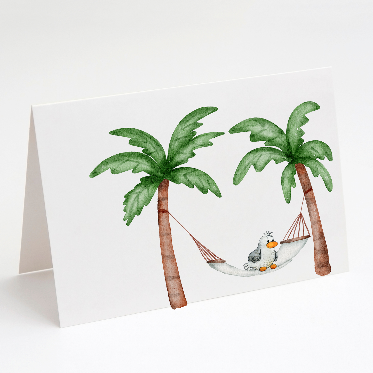 Summer Seagull Greeting Cards – Beach Card Set of 10