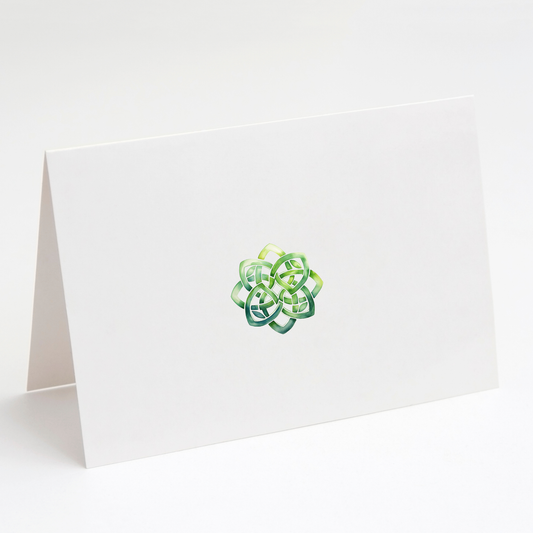Celtic Knot Greeting Cards – Card & Envelope Set of 10, meaningful handmade piece by 606