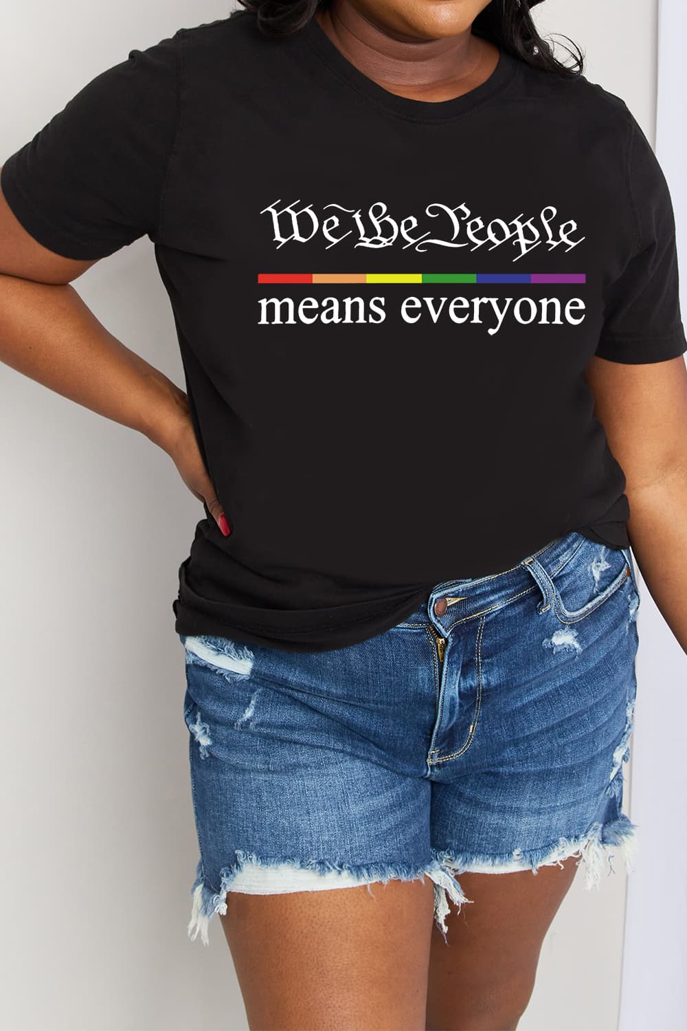 MEANS EVERYONE Graphic Cotton Tee